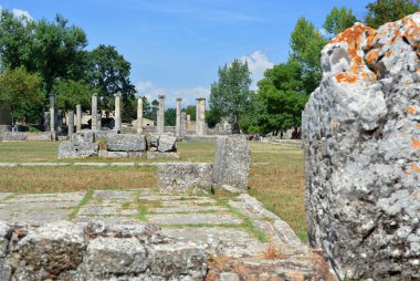 Sepino, Molise, İtalya. Altilia Sepino, Campobasso eyaletinde bulunan sit alanı. Roma kentinin adı Altilia gösterir.