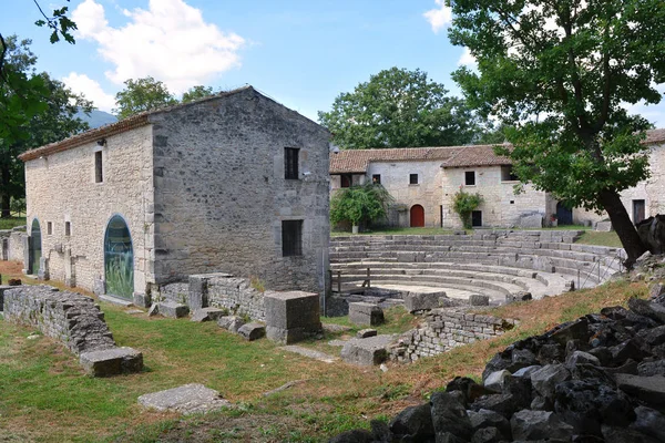 Sepino Molise Italië Altilia Archeologische Site Gelegen Sepino Italiaanse Provincie — Stockfoto