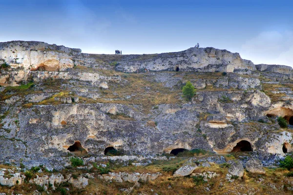 Matera, Basilicata, İtalya ve Sassi Matera, Unesco Dünya Mirası Merkezi Rupestrian kiliselerin Park