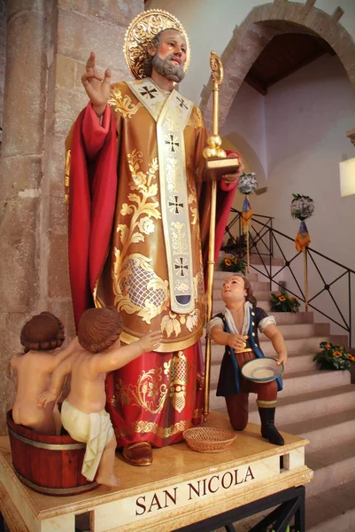 Guglionesi, Μολίζε/Ιταλία-08/08/2015-η θρησκευτική πομπή του Αγίου Νικολάου. — Φωτογραφία Αρχείου