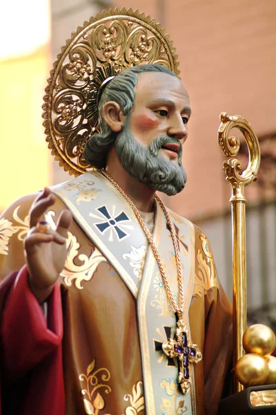 Guglionesi, Μολίζε/Ιταλία-08/08/2015-η θρησκευτική πομπή του Αγίου Νικολάου. — Φωτογραφία Αρχείου