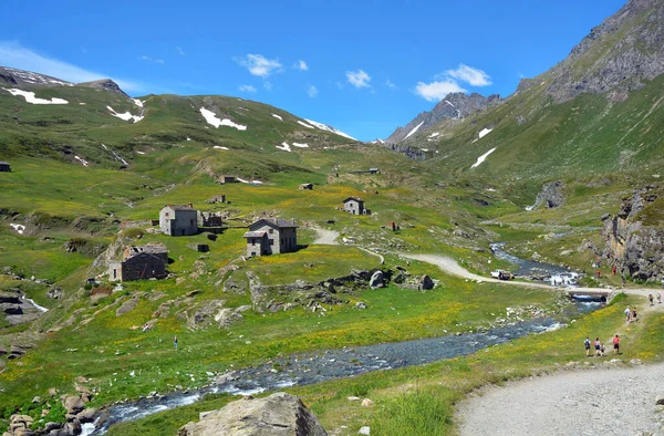 Talya Nın Avic Dağı Nın Doğal Rezervindeki Dondena Aosta Vadisi — Stok fotoğraf
