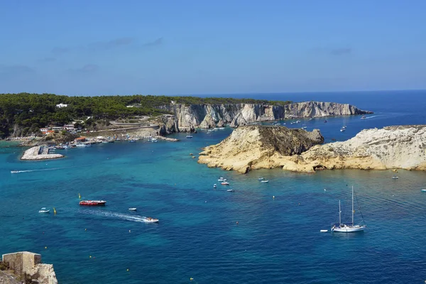 Tremiti Puglia Itália 2020 Vista Das Ilhas Tremiti Pequenas Ilhas — Fotografia de Stock