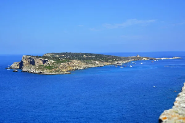 Tremiti Puglia Itália 2020 Vista Das Ilhas Tremiti Pequenas Ilhas — Fotografia de Stock