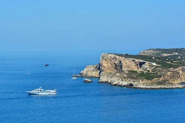 Tremiti Puglia Itália 2020 Vista Das Ilhas Tremiti Pequenas Ilhas — Fotografia de Stock