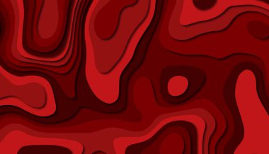 3D soyut kağıt sanat tarzı, iş sunumları, el ilanları, posterler, baskılar, dekorasyon, kartları, broşür kapak için tasarım düzen