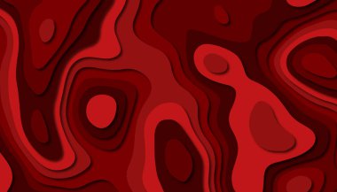 3D soyut kağıt sanat tarzı, iş sunumları, el ilanları, posterler, baskılar, dekorasyon, kartları, broşür kapak için tasarım düzen