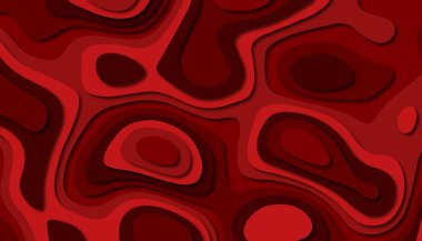 3D soyut kağıt sanat tarzı, iş sunumları, el ilanları, posterler, baskılar, dekorasyon, kartları, broşür kapak için tasarım düzen