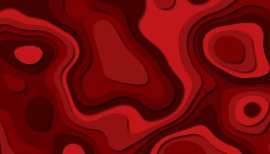 3D soyut kağıt sanat tarzı, iş sunumları, el ilanları, posterler, baskılar, dekorasyon, kartları, broşür kapak için tasarım düzen