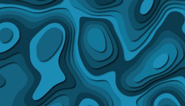 3D soyut kağıt sanat tarzı, iş sunumları, el ilanları, posterler, baskılar, dekorasyon, kartları, broşür kapak için tasarım düzen