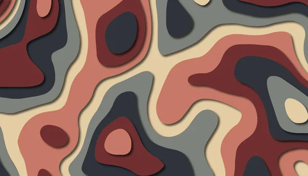 Abstracte Paper Art Stijl Design Lay Out Voor Zakelijke Presentaties — Stockfoto