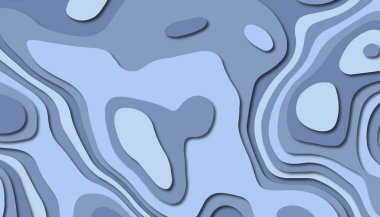 3D soyut kağıt sanat tarzı, iş sunumları, el ilanları, posterler, baskılar, dekorasyon, kartları, broşür kapak için tasarım düzen