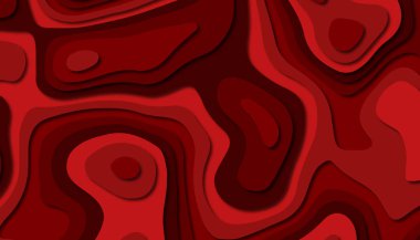 3D soyut kağıt sanat tarzı, iş sunumları, el ilanları, posterler, baskılar, dekorasyon, kartları, broşür kapak için tasarım düzen