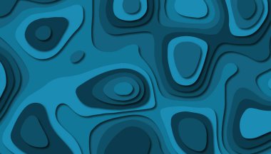 3D soyut kağıt sanat tarzı, iş sunumları, el ilanları, posterler, baskılar, dekorasyon, kartları, broşür kapak için tasarım düzen