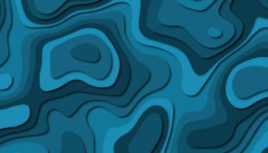 3D soyut kağıt sanat tarzı, iş sunumları, el ilanları, posterler, baskılar, dekorasyon, kartları, broşür kapak için tasarım düzen