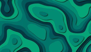 3D soyut kağıt sanat tarzı, iş sunumları, el ilanları, posterler, baskılar, dekorasyon, kartları, broşür kapak için tasarım düzen