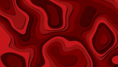 3D soyut kağıt sanat tarzı, iş sunumları, el ilanları, posterler, baskılar, dekorasyon, kartları, broşür kapak için tasarım düzen