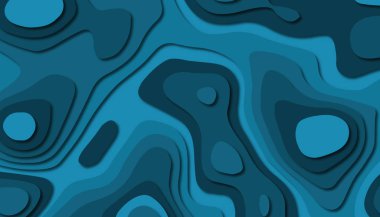 3D soyut kağıt sanat tarzı, iş sunumları, el ilanları, posterler, baskılar, dekorasyon, kartları, broşür kapak için tasarım düzen