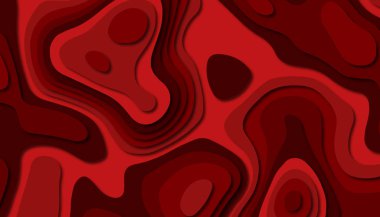 3D soyut kağıt sanat tarzı, iş sunumları, el ilanları, posterler, baskılar, dekorasyon, kartları, broşür kapak için tasarım düzen