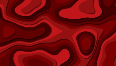 3D soyut kağıt sanat tarzı, iş sunumları, el ilanları, posterler, baskılar, dekorasyon, kartları, broşür kapak için tasarım düzen