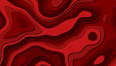 3D soyut kağıt sanat tarzı, iş sunumları, el ilanları, posterler, baskılar, dekorasyon, kartları, broşür kapak için tasarım düzen