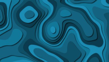 3D soyut kağıt sanat tarzı, iş sunumları, el ilanları, posterler, baskılar, dekorasyon, kartları, broşür kapak için tasarım düzen