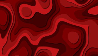 3D soyut kağıt sanat tarzı, iş sunumları, el ilanları, posterler, baskılar, dekorasyon, kartları, broşür kapak için tasarım düzen