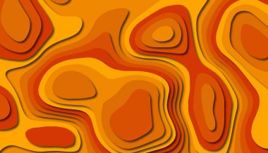 3D soyut kağıt sanat tarzı, iş sunumları, el ilanları, posterler, baskılar, dekorasyon, kartları, broşür kapak için tasarım düzen