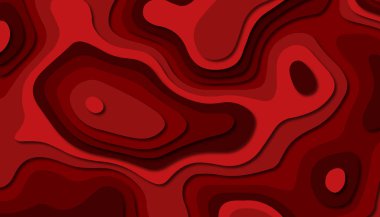 3D soyut kağıt sanat tarzı, iş sunumları, el ilanları, posterler, baskılar, dekorasyon, kartları, broşür kapak için tasarım düzen