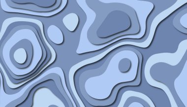 3D soyut kağıt sanat tarzı, iş sunumları, el ilanları, posterler, baskılar, dekorasyon, kartları, broşür kapak için tasarım düzen