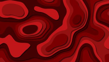 3D soyut kağıt sanat tarzı, iş sunumları, el ilanları, posterler, baskılar, dekorasyon, kartları, broşür kapak için tasarım düzen