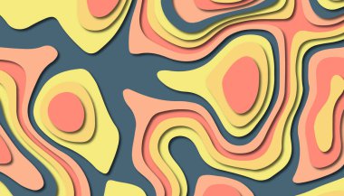 Soyut kağıt oyma şablonu arka plan, kitap kapağı için