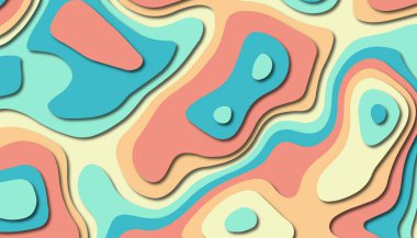 Soyut kağıt oyma şablonu arka plan, kitap kapağı için