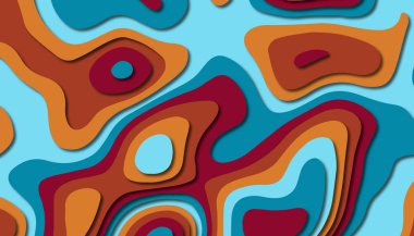 Soyut kağıt oyma şablonu arka plan, kitap kapağı için