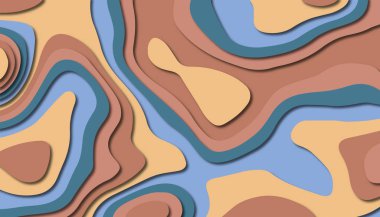 Soyut kağıt oyma şablonu arka plan, kitap kapağı için