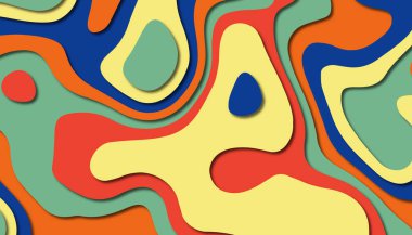 Soyut kağıt oyma şablonu arka plan, kitap kapağı için