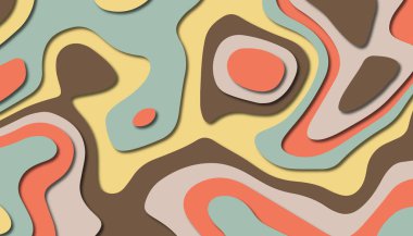 Soyut kağıt oyma şablonu arka plan, kitap kapağı için