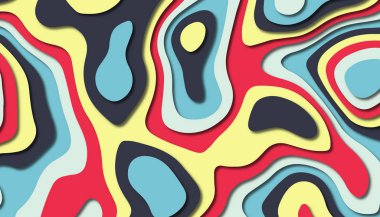 Soyut kağıt oyma şablonu arka plan, kitap kapağı için