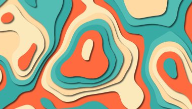 Soyut kağıt oyma şablonu arka plan, kitap kapağı için