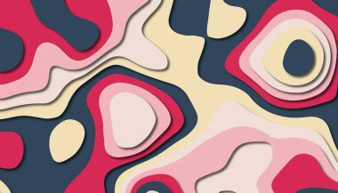 Soyut kağıt oyma şablonu arka plan, kitap kapağı için