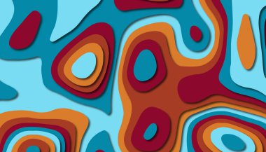 Soyut kağıt oyma şablonu arka plan, kitap kapağı için