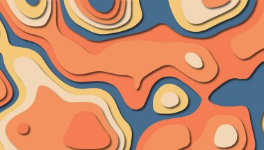 Soyut kağıt oyma şablonu arka plan, kitap kapağı için