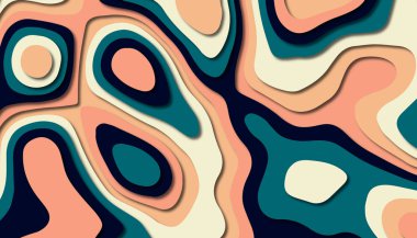 Soyut kağıt oyma şablonu arka plan, kitap kapağı için