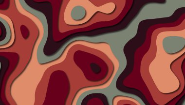 Soyut kağıt oyma şablonu arka plan, kitap kapağı için