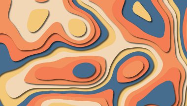 Soyut kağıt oyma şablonu arka plan, kitap kapağı için