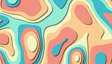 Soyut kağıt oyma şablonu arka plan, kitap kapağı için