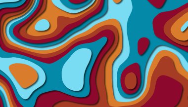 Soyut kağıt oyma şablonu arka plan, kitap kapağı için