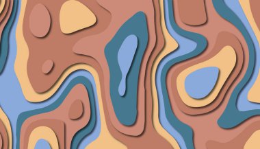 Soyut kağıt oyma şablonu arka plan, kitap kapağı için