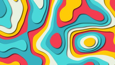 Soyut kağıt oyma şablonu arka plan, kitap kapağı için