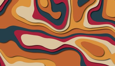 Soyut kağıt oyma şablonu arka plan, kitap kapağı için